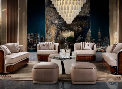 Sofa 3 Sitzer Beige Wohnzimmer Modern Design Couchen Luxus Möbel Ledersofa Neu